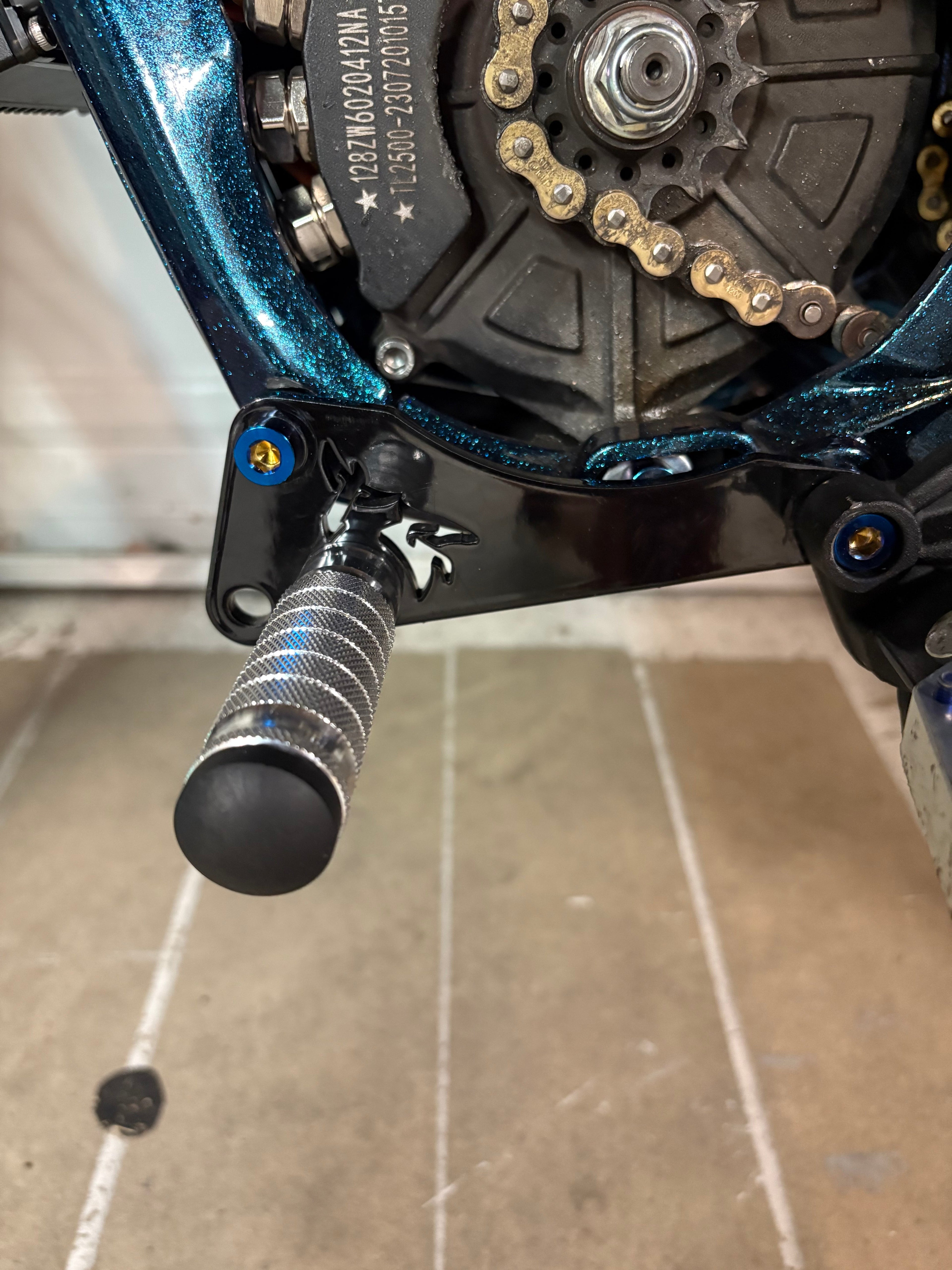 Talaria X3 footlock and bracket