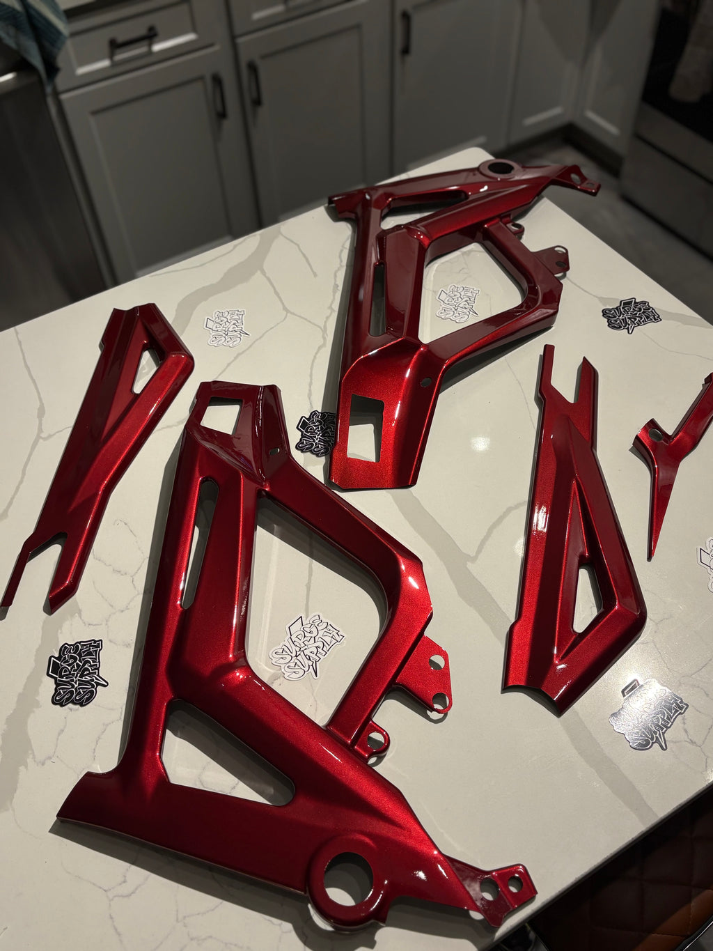TALARIA MX3/4/5 FRAME GUARDS – PROFESSIONAL PAINT FINISH
