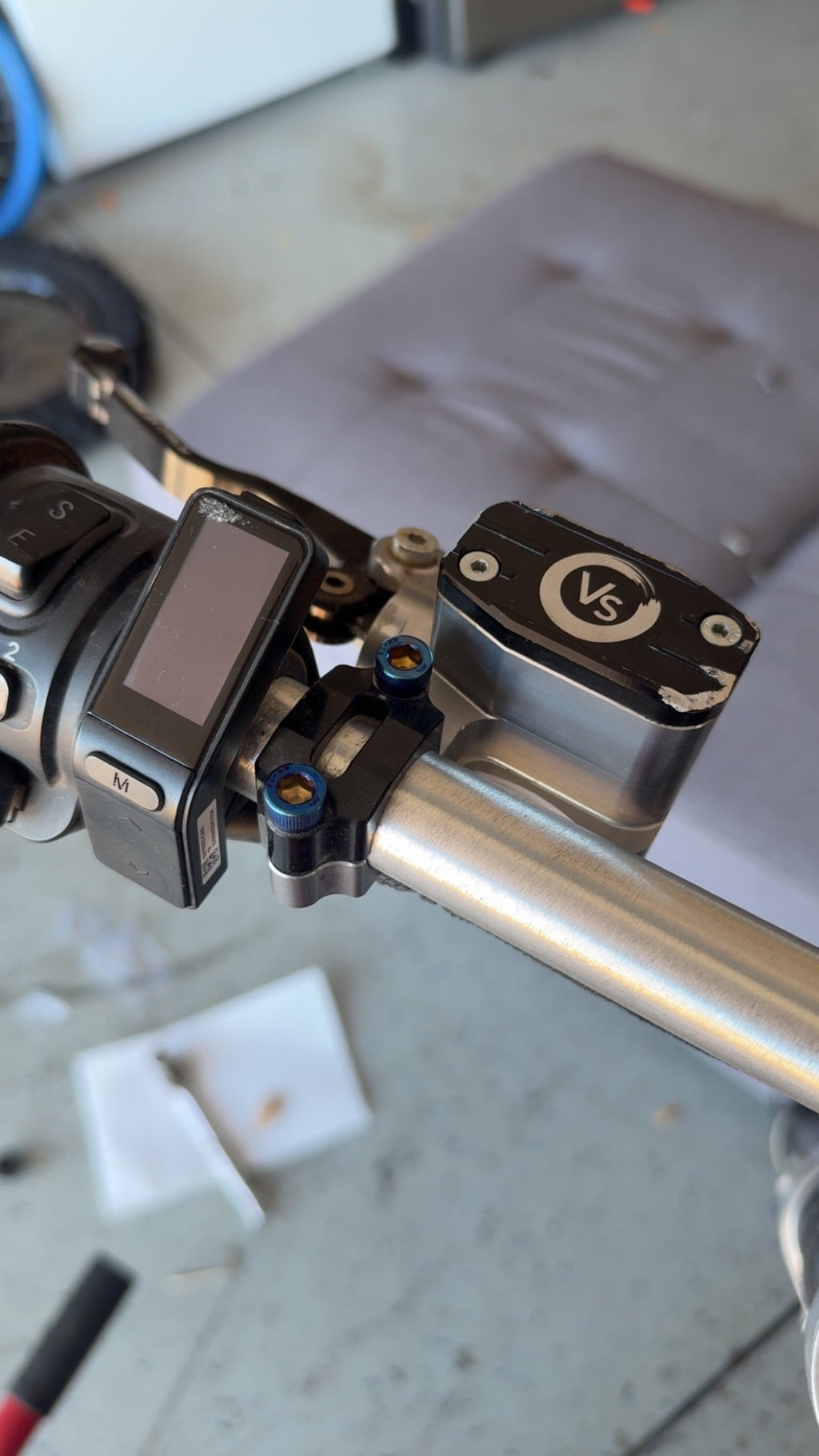 brake lever titanium x2