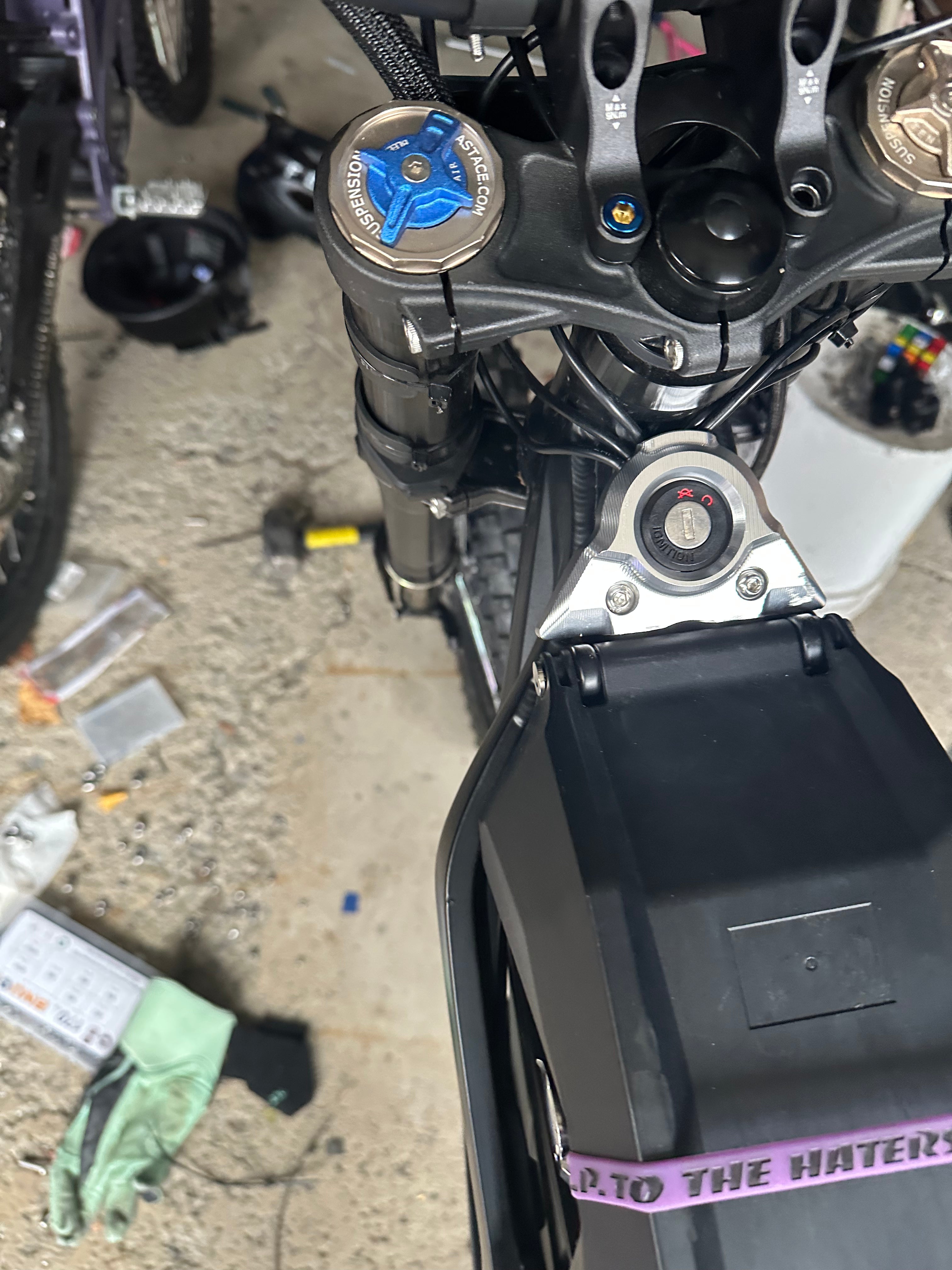 Metal ignition cover for surron lbx/falcon pro